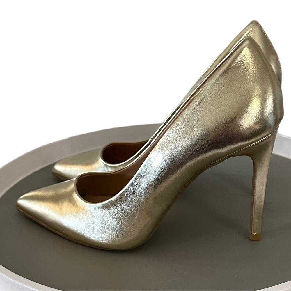 Madison‎ Pump gold Metallic size size 9.5 4” heels stilettos new never worn - Picture 7 of 9